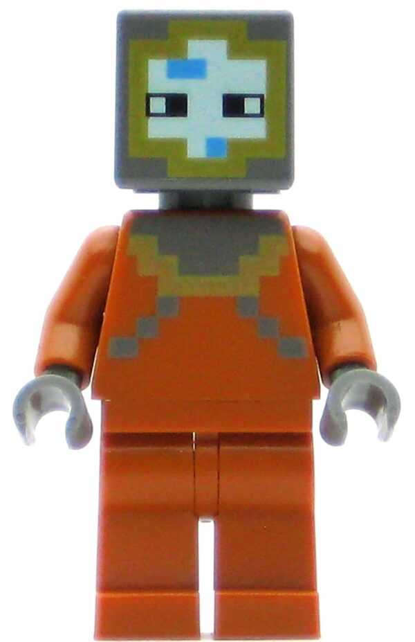 "LEGO Minecraft Diver Minifigure with accessories."