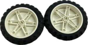 LEGO Technic Motorcycle Tyre 61.6×15 Pack of 2