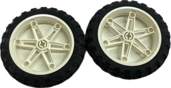 "LEGO Technic Motorcycle Tyre 61.6×15 Pack"