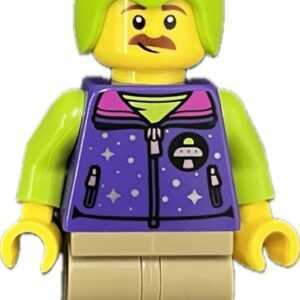 LEGO City Space Ride Attendant Minifigure in uniform.