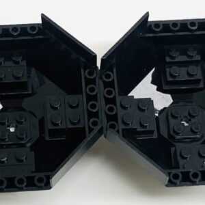 "LEGO Cockpit 10x10x4 Octagonal Black x2 set"