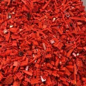 "LEGO 500g Red Pieces Fun Pack"