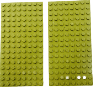 "LEGO Plate 8×16 Pack Of 2 Olive Green"