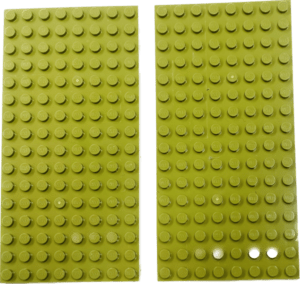 "LEGO Plate 8×16 Pack Of 2 Olive Green"