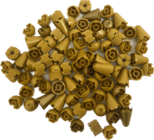 "LEGO Gold Round Pieces Fun Pack assortment"