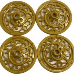 "LEGO Gold Carriage Wheels Fun Pack of 4"