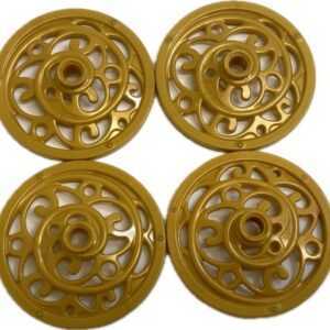 "LEGO Gold Carriage Wheels Fun Pack of 4"