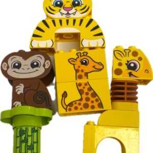 "LEGO Duplo Mixed Animals and Tree Printed Bricks Fun Pack."