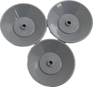 "LEGO Dish 5×5 Pack of 3 Light Bluish Grey"