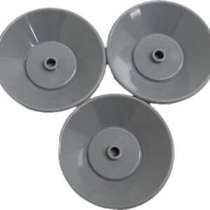 "LEGO Dish 5×5 Pack of 3 Light Bluish Grey"