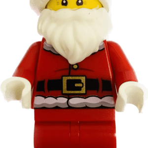 LEGO Santa Minifigure for Christmas holidays.