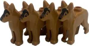 "LEGO Animals Dogs Pack of 4 Alsatian/German Shepherd"