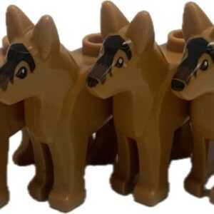 "LEGO Animals Dogs Pack of 4 Alsatian/German Shepherd"