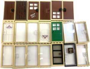 "LEGO Door and Window Fun Pack Tan Frames"