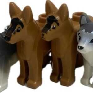 "LEGO Animals Dogs Pack of 4: Husky and Alsatian"