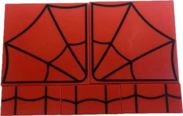 LEGO Tiles with Spider Web Pattern pack.