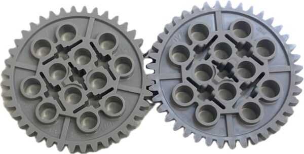 LEGO Technic 40 Tooth Gears Pack Of 2 Light Bluish Grey