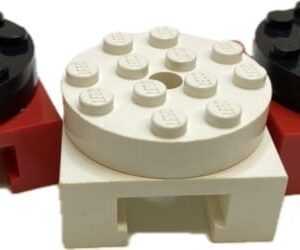 LEGO Turntable 4x4 locking grooved base set