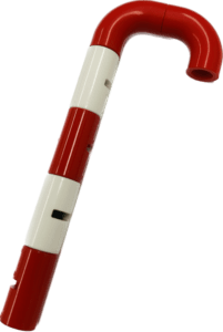 "LEGO Christmas Candy Cane Kit MYO displayed"