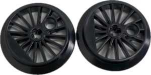 LEGO Trains Wheels Pack of 2 Black.