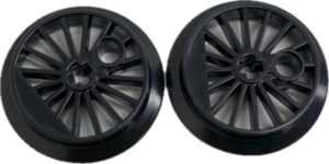 "LEGO Trains Wheels Pack of 2 Black"