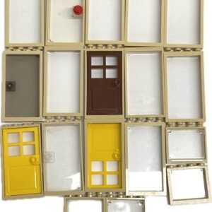 "LEGO Door and Window Fun Pack Tan Frames"