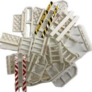 "LEGO White Fences Fun Pack Mixed Types"