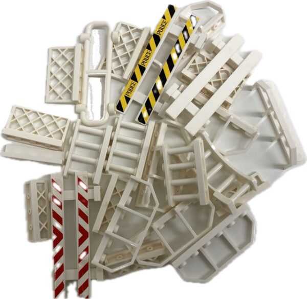 "LEGO White Fences Fun Pack Mixed Types"