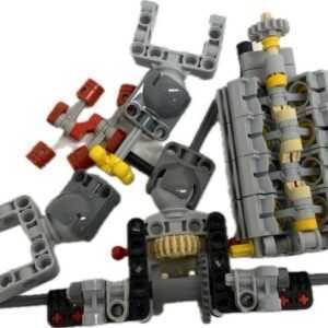 LEGO Technic Fun Pack engine block components.