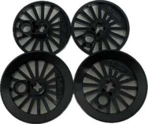 "LEGO Trains Wheels Pack of 4 Black"