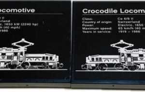 "LEGO Slope 10 6x8 with Crocodile Locomotive Sticker"