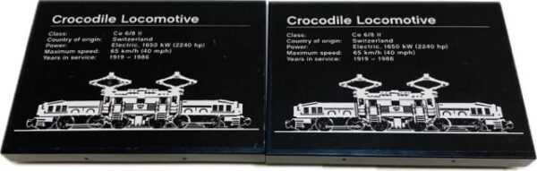 LEGO Slope 10 6×8 Crocodile sticker set