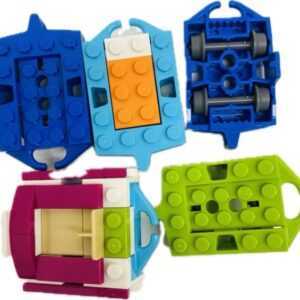 "LEGO Roller Coaster Car Pack of 5 Mixed Colours"