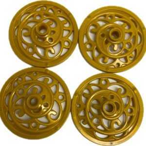 "LEGO Gold Carriage Wheels Fun Pack of 4"