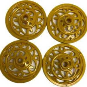 "LEGO Gold Carriage Wheels Fun Pack Of 4"