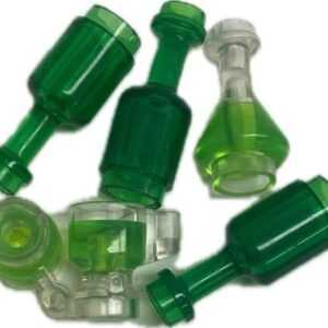 "LEGO Accessory Fun Pack Mixed Bottles Flask Glasses/Steins displayed together."