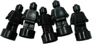 "LEGO Statuette / Trophy Pack of 5 Black"