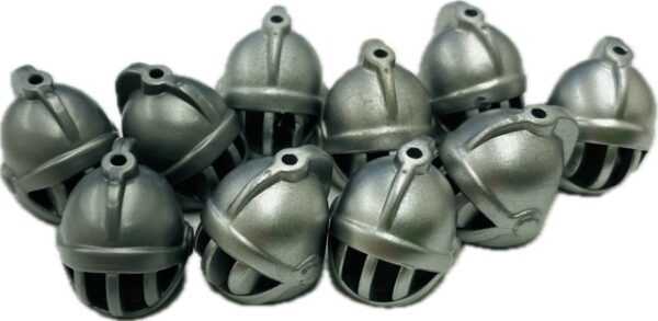 LEGO Castle Silver Helmets Fun Pack display.