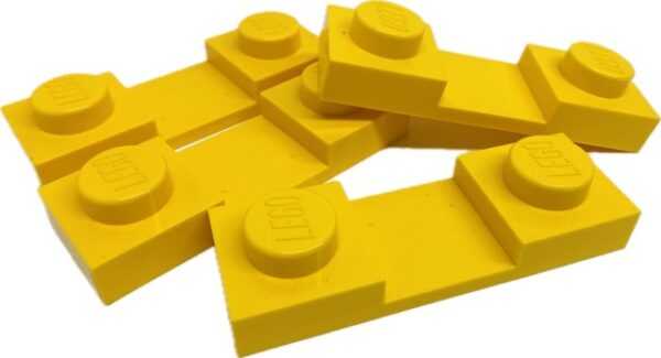 "LEGO Yellow Supports for Minifigure Display"