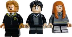 "LEGO Minifigure Fun Pack Harry Potter displayed."