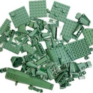 Alt text: "LEGO Sand Green Mixed Pack assortment"