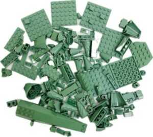 "LEGO Sand Green Mixed Pack assorted pieces"