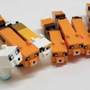 "LEGO Minecraft Animal Foxes Fun Pack display"