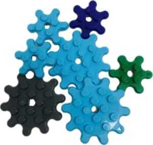 "LEGO Toothed Round Plates / Splat Gears"