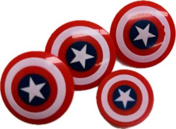 LEGO Marvel Superheroes Captain America Shield and Tile Fun Pack.