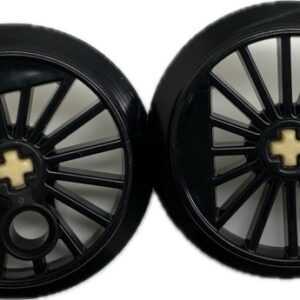 "LEGO Trains Wheels Pack of 2 Black"