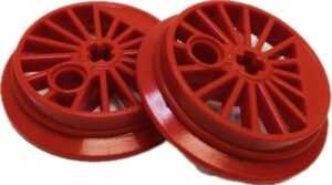 "LEGO Trains Wheels Pack of 2 Red"