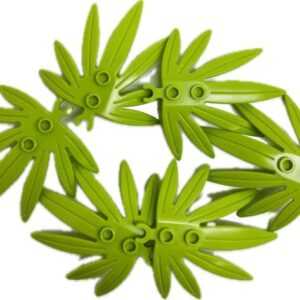 Alt text: "LEGO Plant Swordleaf Palm Leaves Pack of 6 Lime"