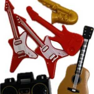 LEGO Music Fun Pack Guitars Boombox and Saxophone set.