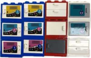 "LEGO Cupboard 2x3x2 Fun Pack in Mixed Colours"